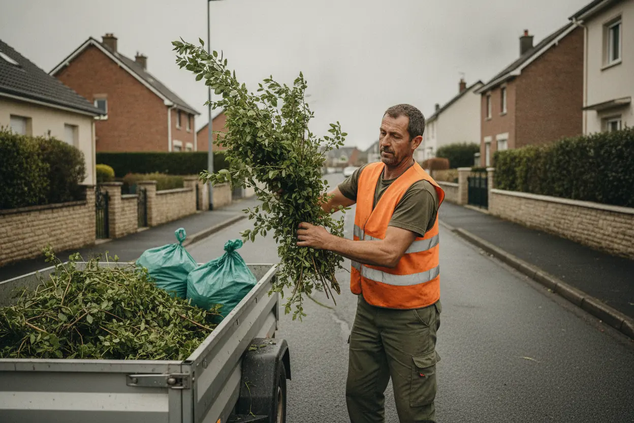 Broyage de branches et déchets verts